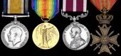 Four: Serjeant P. Polli, Royal Army Service Corps

British War and Victory Medals (M2-105833 Sjt., A.S.C.); Army...