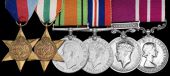 Six: Major (Quartermaster) C. R. W. Barnes, Royal Army Service Corps

1939-45 Star; Italy Star; Defence and War...