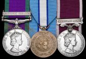 Three: Warrant Officer A. M. Fraser, Royal Corps of Transport

General Service 1962, 1 clasp, Northern Ireland...