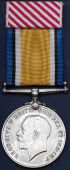 The British War Medal awarded to Sergeant Mechanic R. H. Derry, A.F.M., Royal Air Force, late Royal Naval Air...