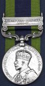 India General Service 1908-35, 1 clasp, North West Frontier 1930-31 (F./O. H. M. B. Collins, R.A.F.), minor contact...