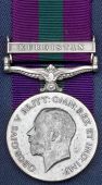 General Service 1918-62, 1 clasp, Kurdistan (350824 A.C. 1 C. R. Sorrell, R.A.F.), slack suspension, contact marks...