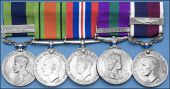 Five: Flight Sergeant C. Baker, Royal Air Force

India General Service 1908-35, 1 clasp, North West Frontier...
