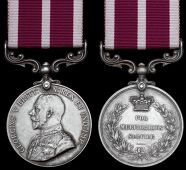 A Meritorious Service Medal for Ireland awarded to Company Sergeant-Major Joseph Wood, Royal Defence Corps, late...