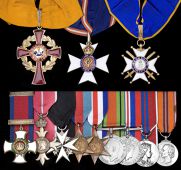 The important C.V.O., D-Day and Normandy D.S.O., O.B.E. group of twelve awarded to Colonel R. A. G. Bingley, 11th...