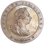 George III (1760-1820), Pre-1816 issues, Restrike Pattern Penny, 1797, after C.H. Küchler, in copper, laureate bust...