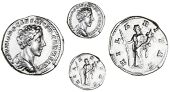 Roman Imperial coins, Commodus (177-192), Denarius, as Caesar under M. Aurelius, 175-6, bare-headed, draped bust...