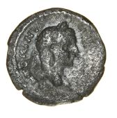 Roman Imperial coins, Caracalla (198-217), Quinarius, 207, laureate head right, rev. Victory advancing left,...