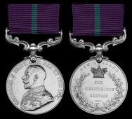 New Zealand Meritorious Service Medal, G.V.R., uniformed bust, unnamed, edge bearing a catalogue number in ink,...