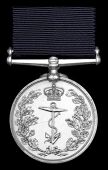 Royal Navy L.S. & G.C., Anchor obverse, fitted with swivelling straight bar suspension, unnamed, die flaw to...