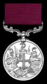 Indian Army L.S. & G.C., V.R., 1st issue, H.E.I.C. arms obverse, unnamed, edge bearing a catalogue number in ink,...