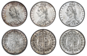 Victoria (1837-1901), 1890, 1891, 1892 (ESC 723-5; S 3924) [3]. Better than extremely fine 	£200-250