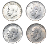 George V (1910-1936), 1915-1919 inclusive (ESC 762-6; S 4011) [5]. Practically as struck, lightly toned 	£200-250
