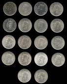 George VI (1936-1952), 1937, 1937 Proof, 1938-1949 inclusive, 1950, 1950 Proof, 1951, 1951 Proof (ESC 786-798E; S...
