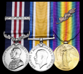 A Great War M.M. and Bar group of three awarded to Acting Company Quarter-Master Sergeant F. Eustace, Canadian...