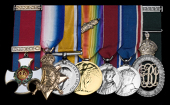 A Great War Salonika operations D.S.O. group of seven awarded to Colonel W. B. Hendry, Canadian Army Medical...
