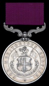 Indian Army Meritorious Service Medal, V.R., H.E.I.C. issue (Sergt. Instr. J. Morrissey, Rohilkhand V.R. Corps)...