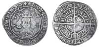 Edward III (1327-1377), Post-Treaty period, Groat, London, mm. cross pattée (with four pellets on obv.), chain mail...