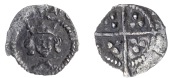 Henry V (1413-1422), Farthing, London, class G, no marks by crown, 0.15g/8h (Withers 2a; N 1413; S 1798). Very small...