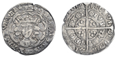 Edward IV (First reign, 1461-1470), Light coinage, Groat, York, class VIII, mm. lis, quatrefoils by neck, trefoils...