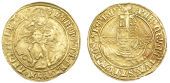 Henry VII (1485-1509), Angel, class V, mm. pheon, rev. reads red’, 5.12g/2h (SCBI Schneider 543; N 1698; S 2187)....