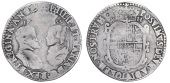 Philip and Mary (1554-1558), Shilling, 1555, English titles and mark of value, reads regina ang, 5.68g/2h (N 1968; S...