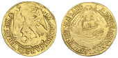Elizabeth I (1558-1603), Fifth issue, Angel, mm. sword, 4.92g/5h (Brown/Comber C20; SCBI Schneider 769; N 1991/1; S...