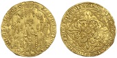 Anglo-Gallic, Edward the Black Prince (1362-1372), Pavillon d’or, first issue, La Rochelle, Prince standing...