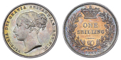 Victoria (1837-1901), 1857 (Davies 871; ESC 1305; S 3904). Virtually mint state with attractive cabinet toning...