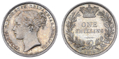 Victoria (1837-1901), 1870, die 3 (Davies 898; ESC 1320; S 3906A). Two small obverse rim cuts, otherwise better than...