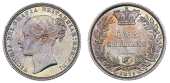 Victoria (1837-1901), 1871, die 13 (Davies 899; ESC 1321; S 3906A). Virtually mint state with cabinet toning 	£150-200