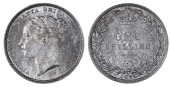 Victoria (1837-1901), 1885 (Davies 923; ESC 1345; S 3907). Practically as struck, lightly toned 	£90-120