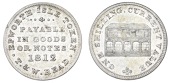 Lincolnshire, Epworth, Thomas and William Read, Shilling, 1812, legend, rev. Manor Courthouse, 4.81g/12h (D 4). Very...
