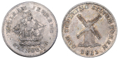 Lincolnshire, Gainsborough, William Jerrems, Shilling, 1811, ship, rev. windmill, 3.54g/12h (D 6). Good very fine...