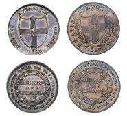 Lincolnshire, Lincoln, James Millson and Thomas Preston, Shilling, 1812, 3.92g/12h (D 12); ‘Morgan’s’...