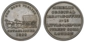 London, Soho, John Mihell, Penny, horse-drawn caravan, rev. mihell’s original caravan office, etc, edge grained,...