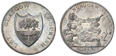 Lanarkshire, Glasgow, Gilbert Shearer & Co, Boulton’s Halfpence, 1791 (3), shearer edges, 12.04g/6h (DH 2, gilt),...