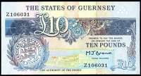 Ten Pounds, 1992, Z 106031 replacement (Pick 54a). About uncirculated 	£60-80