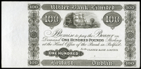 One Hundred Pounds, c. 1918, black and white proof on paper (UB 45; Pick –). About uncirculated...