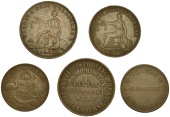 Australia, Victoria, Melbourne, T.W. Thomas & Co, Halfpenny (A 576; R 547; KM. Tn248); T. Warburton, Penny, 1862 (A...