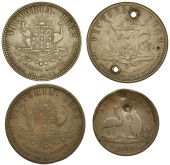 Australia, Victoria, Richmond, Barraclough, Penny, 1862 (A 28; R 44; KM. Tn19.2); Sandridge, W.C. Cook, Penny, 1862...