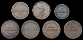 New Zealand, South Island, Christchurch, William Gaisford & G. Edmonds, Penny, 1875 (A 142; R 148; KM. Tn20); Henry...