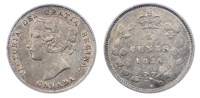 Canada, Victoria, 5 Cents, 1875h, large date (KM. 2). Nearly extremely fine 	£2,000-2,500