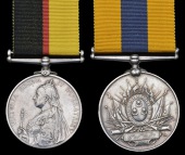 Pair: Sowar Wazeer Singh, 1st Bombay Lancers

Queen’s Sudan 1896-98 (1255 Sowar, 1/Bom. Lan.); Khedive’s Sudan...