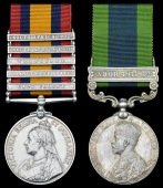 Pair: Lieutenant W. St. G. Ashe, Imperial Yeomany and Assam Valley Light Horse

Queen’s South Africa 1899-1902,...
