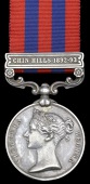 India General Service 1854-95, 1 clasp, Chin Hills 1892-93 (1241 Jemadar Sriprasad, 28th M. Infy.) edge bruise, good...