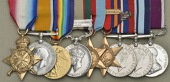 Nine: Assistant Surgeon 1st Class P. W. Emmett, Indian Medical Department

1914 Star (4/A. Surgn., I.S.M.D.);...