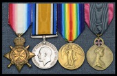 Four: Sister A. A. Hutchinson, Lady Doctors’ Hospital

1914 Star (A. A. Hutchinson, Lady Doctors’ Hosp.);...
