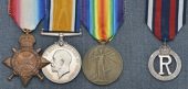 Three: Sister N. R. Bassett, Civil Hospital Reserve

1914 Star (Miss N. R. Bassett, Civ. Hosp. Res.); British War...