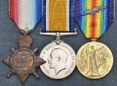Three: Sister Annie Lord Hoyle, Territorial Force Nursing Service

1914 Star (Miss A. L. Hoyle, T.F.N.S.); British...